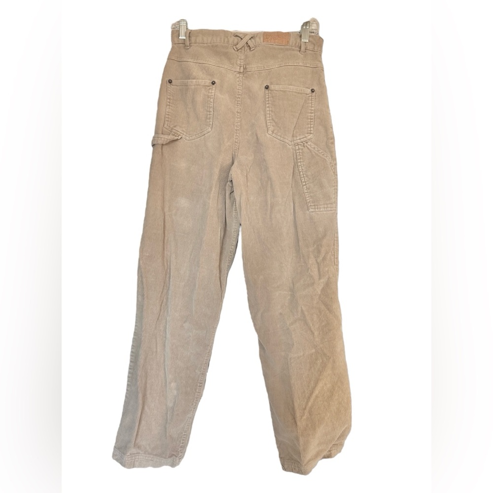 VTG Corduroy Women’s Pants Size 27** Tan Khaki Baggy Cargo Y2K 90s